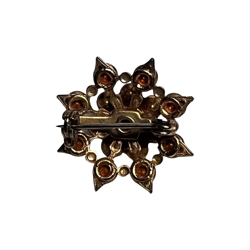 Vintage Crystal Brooch